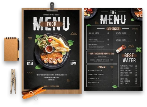 CARDÁPIOS PERSONALIZADOS